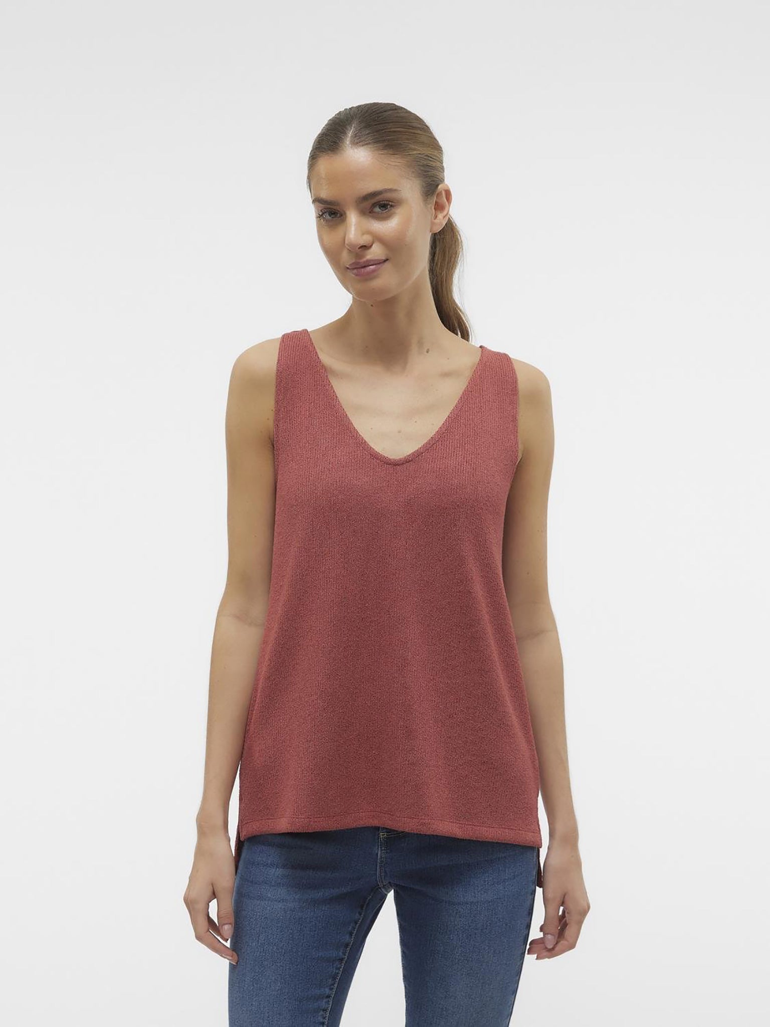 Γυναικεία μπλούζα πλεκτή VMEDDIE SL U-NECK TANK TOP 10309837 | 10309837