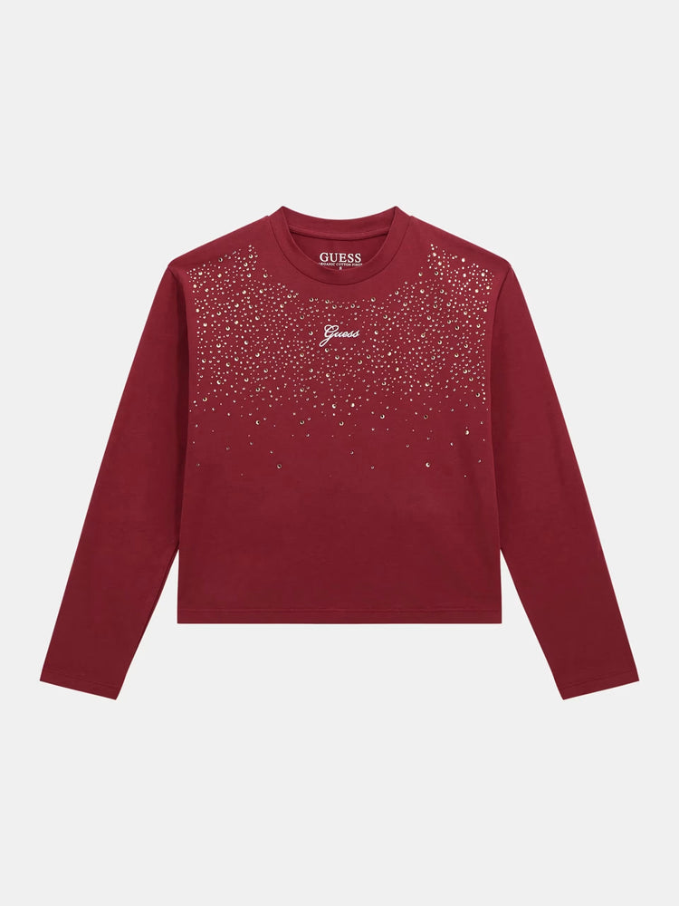 Εφηβική μπλούζα με στρας J5BI06J1314G5A9 | J5BI06J1314G5A9