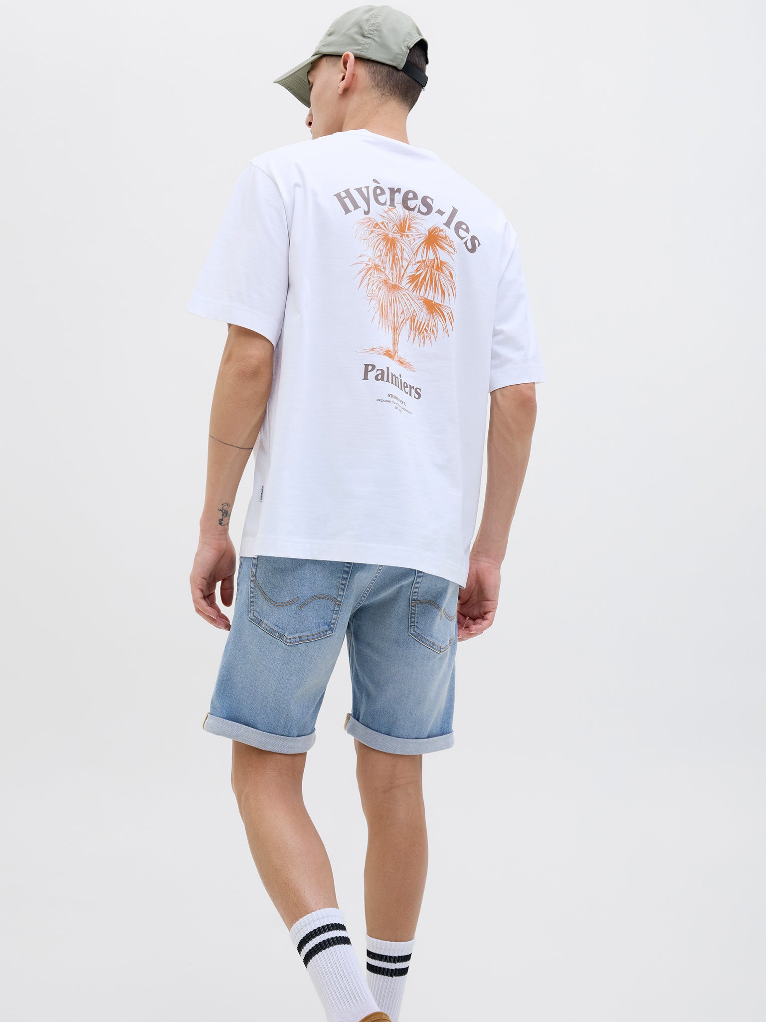 Ανδρική βερμούδα τζιν JJIRICK JJBASIC SHORTS AT 12269496 | 12269496