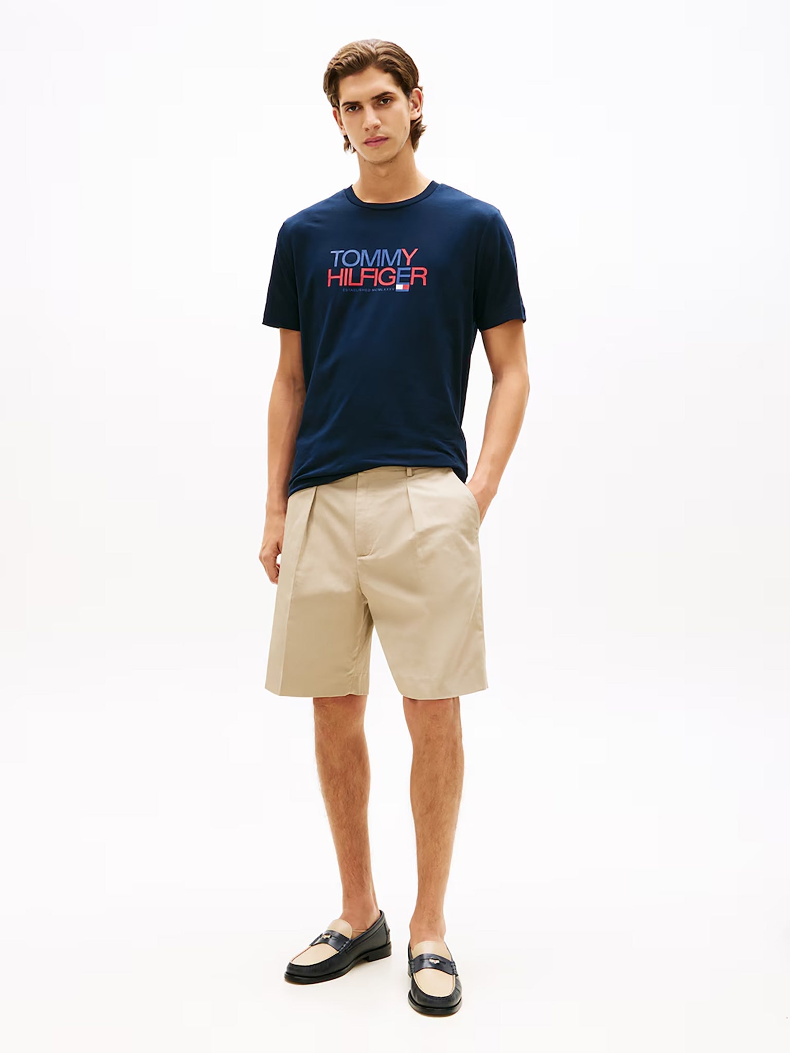 Ανδρικό t-shirt BRAND LOVE BIG TEXT TEE MW0MW42369DW5 | MW0MW42369DW5