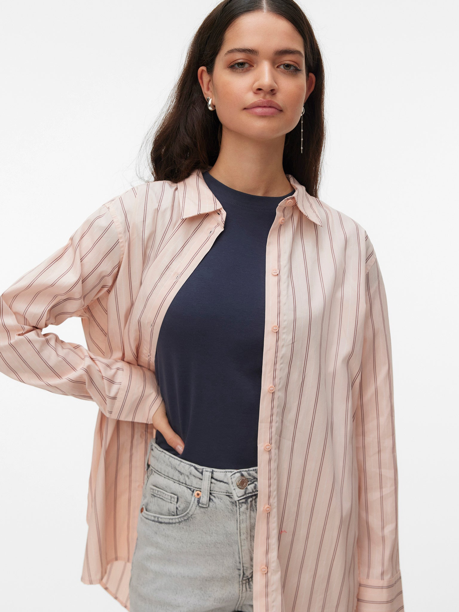 Γυναικείο πουκάμισο VMELINA LS SHIRT WVN NOOS 10336329 | 10336329