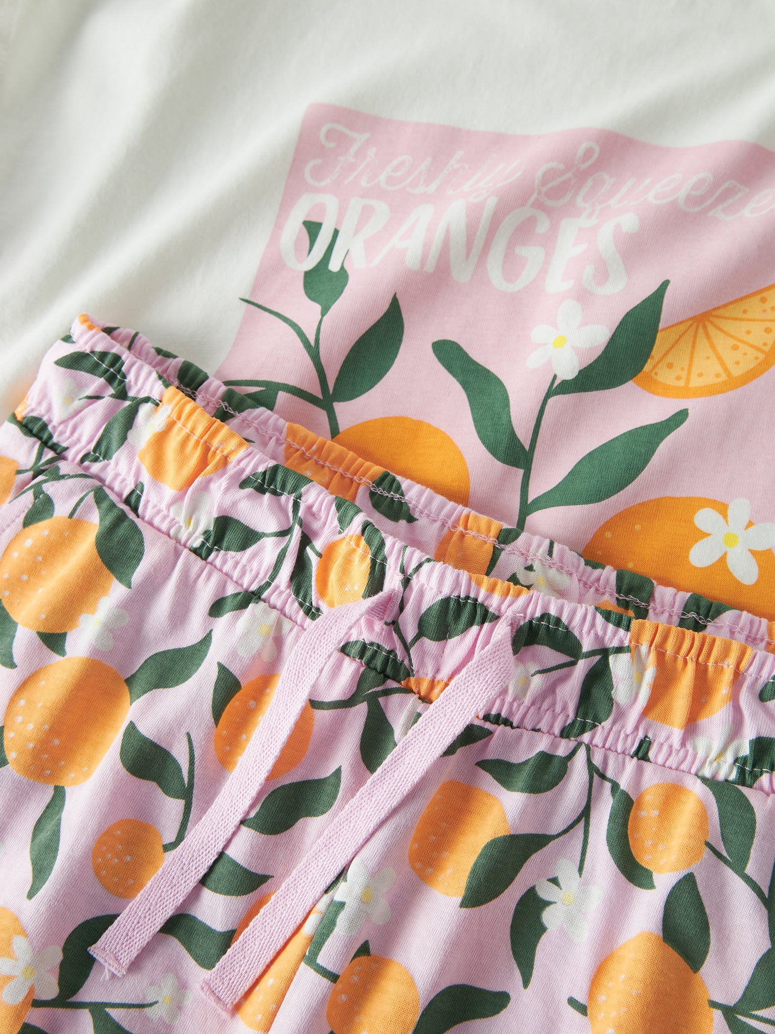 Εφηβικό σετ με σορτς oranges NKFVIGEA CAPSL TOP SET 13228212 | 13228212