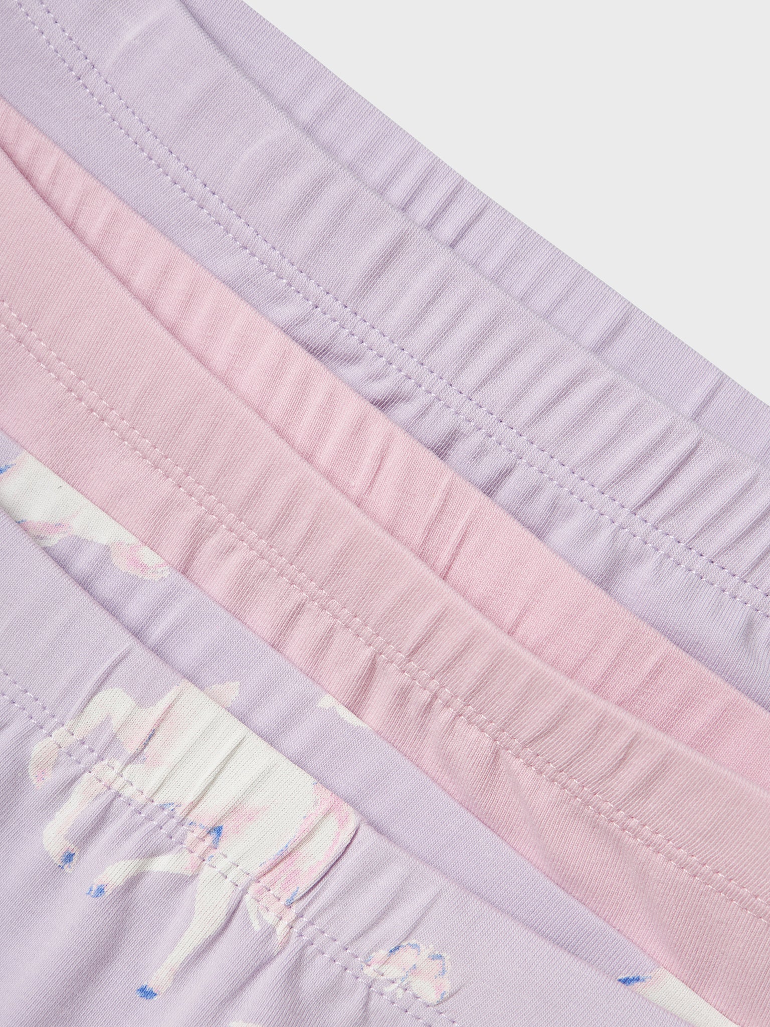 Παιδικά σλιπ σετ 3 τεμ NMFTIGHTS 3P PASTEL LILAC HORSE NOOS | 13237406