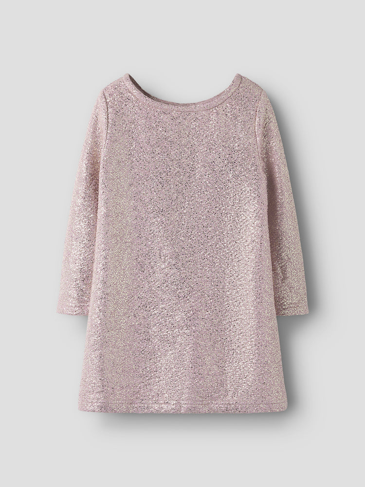 Παιδικό φόρεμα μεταλιζέ NMFDITSA LS DRESS 13256133 | 13256133