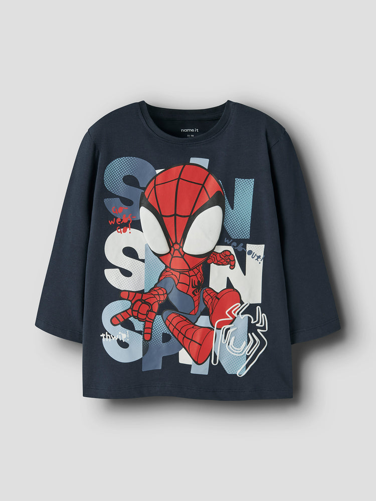 Παιδική μπλούζα μακό NMMJUXI SPIDER LS NREG TOP 13258001 | 13258001
