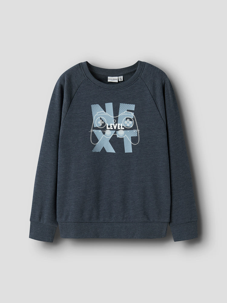 Εφηβική μπλούζα φούτερ NKMVION LS NREG SWEAT UNB 13246347 | 13246347