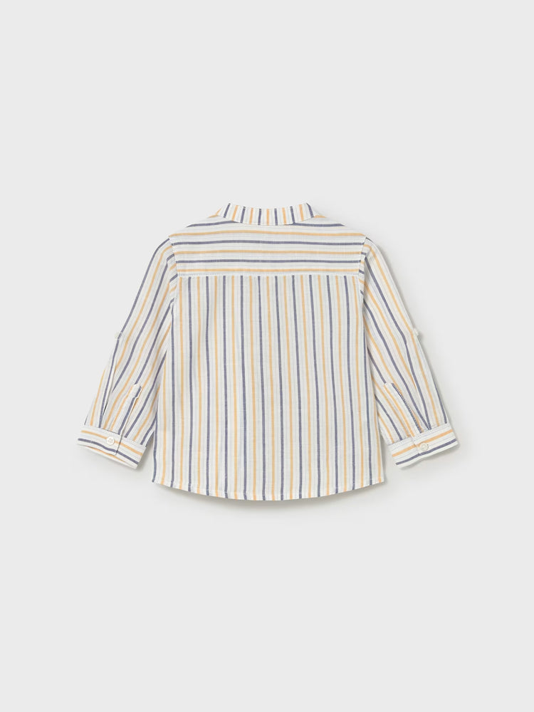 Βρεφικό πουκάμισο λινό ριγέ | 26-01116-036