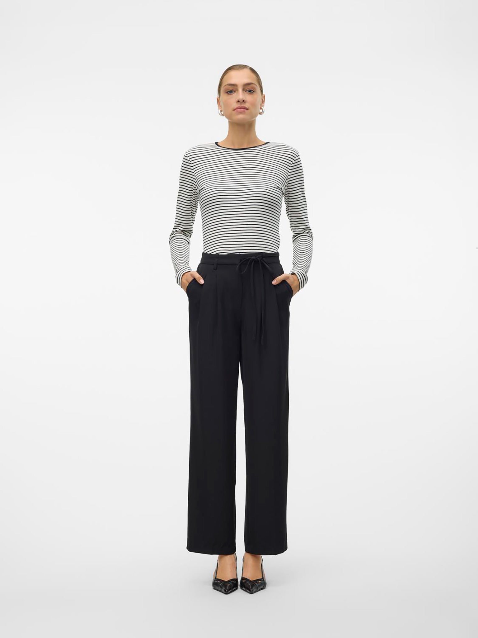 Γυναικεία παντελόνα VMKRISTEL HW WIDE PANT 10309337 | 10309337