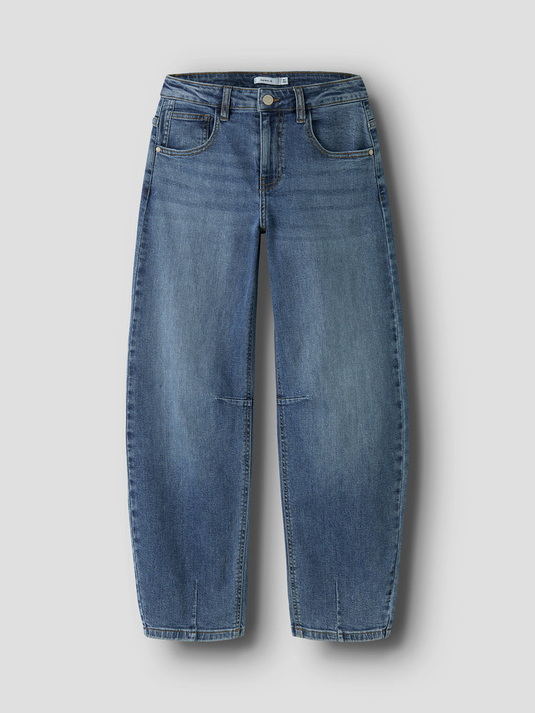Εφηβικό παντελόνι τζιν NKFBELLA BARREL JEANS 3008-BC BF 13257978 | 13257978