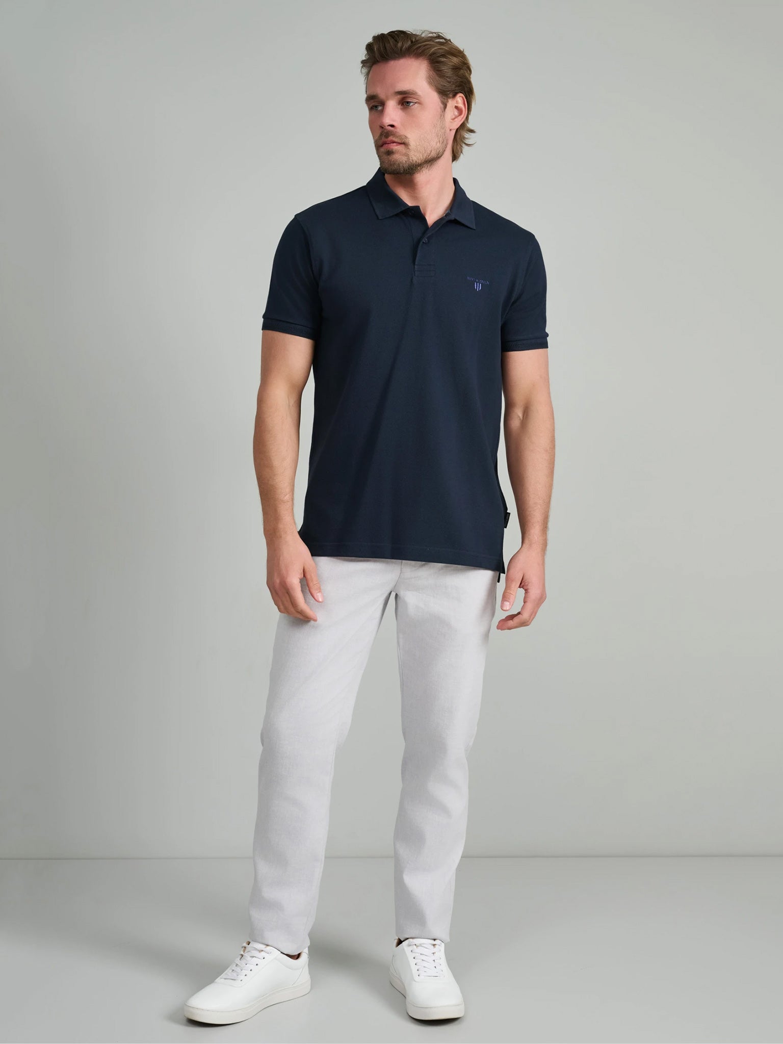 Ανδρικό polo marine blue 24EY.007/PL/YL.1 | 24EY.007/PL/YL.1