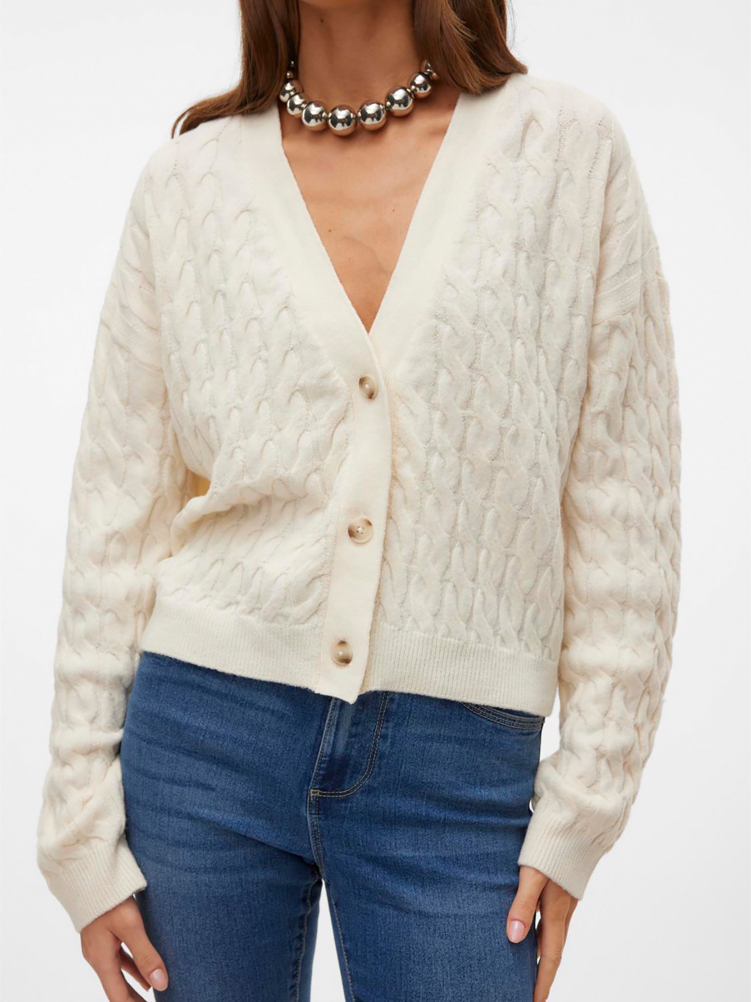 Γυναικεία ζακέτα πλεκτή VMLORELLA LS V-NECK KNIT CARDIGAN VMA 10312354 | 10312354