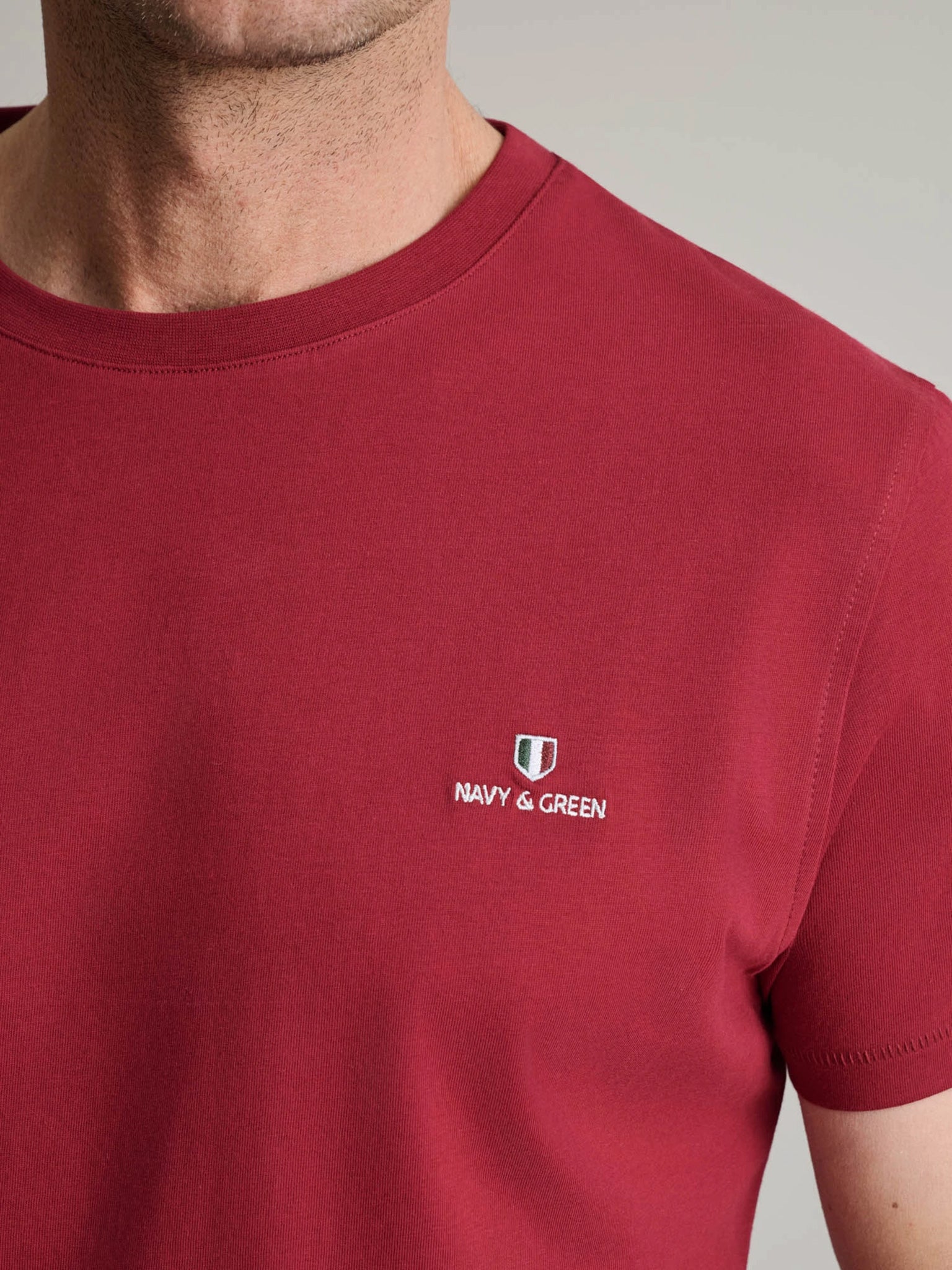 Ανδρικό t-shirt merlot 24MO.001/P.3 | 24MO.001/P.3