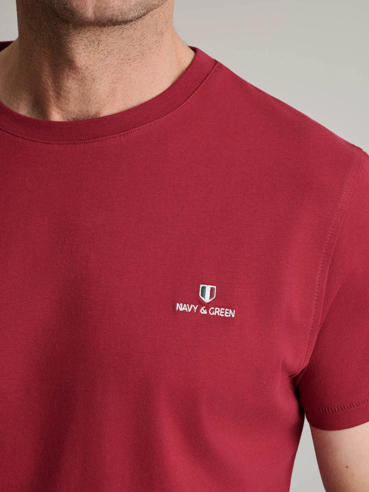 Ανδρικό t-shirt merlot | 24MO.001/P.3