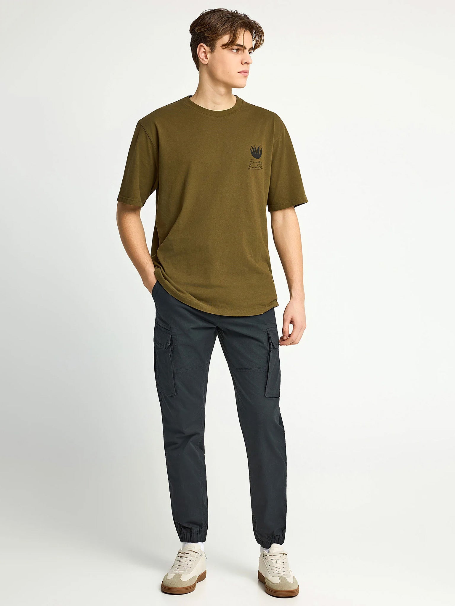 Ανδρικό παντελόνι cargo | FBM013-030-02