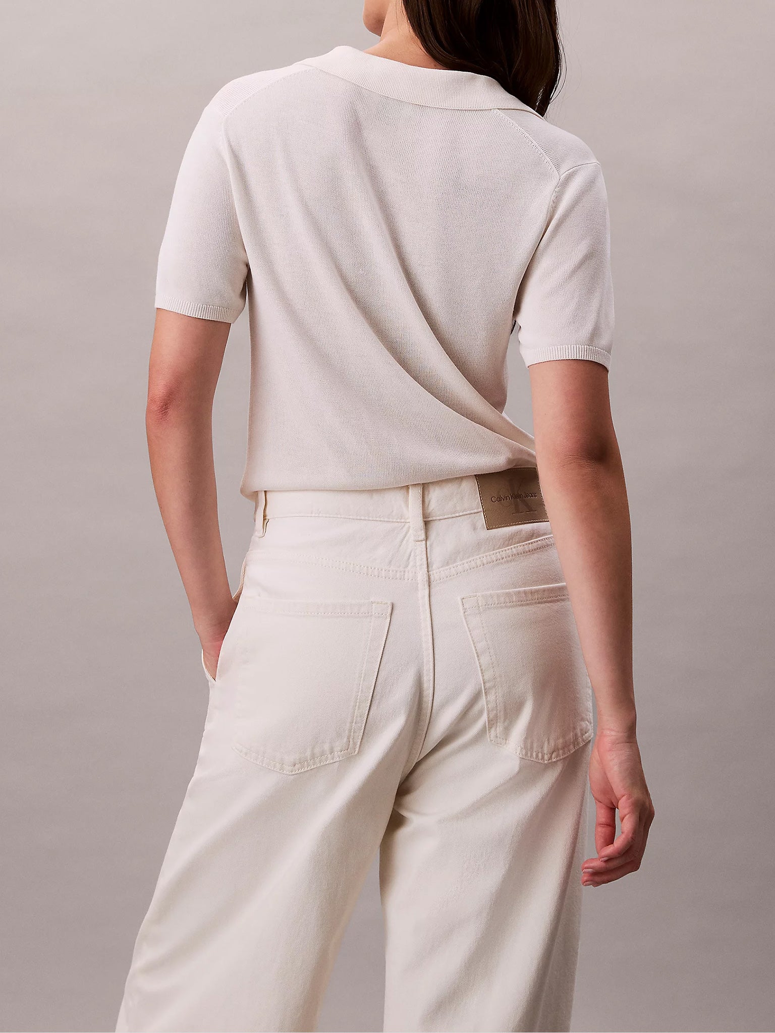 Γυναικείο παντελόνι τζιν TROUSER BARREL ECRU LV047C795GYN0 | LV047C795GYN0