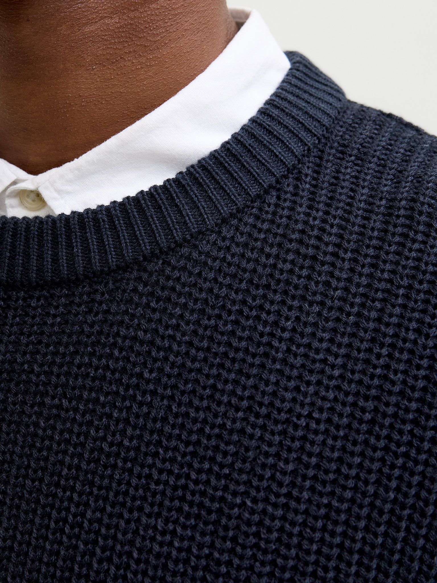 Ανδρική μπλούζα πλεκτή JJKAITO KNIT CREW NECK BF 12278922 | 12278922