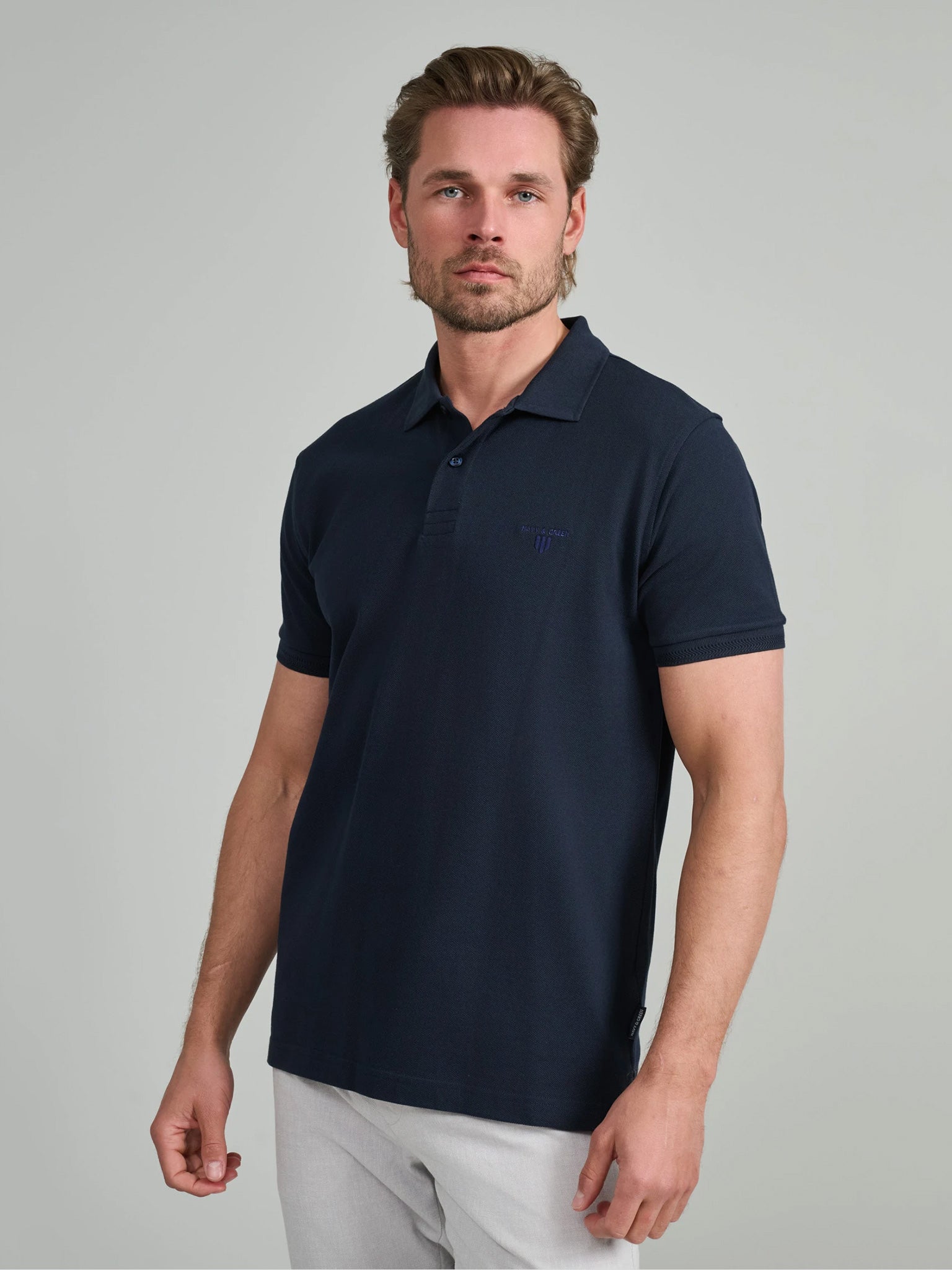 Ανδρικό polo marine blue 24EY.007/PL/YL.1 | 24EY.007/PL/YL.1