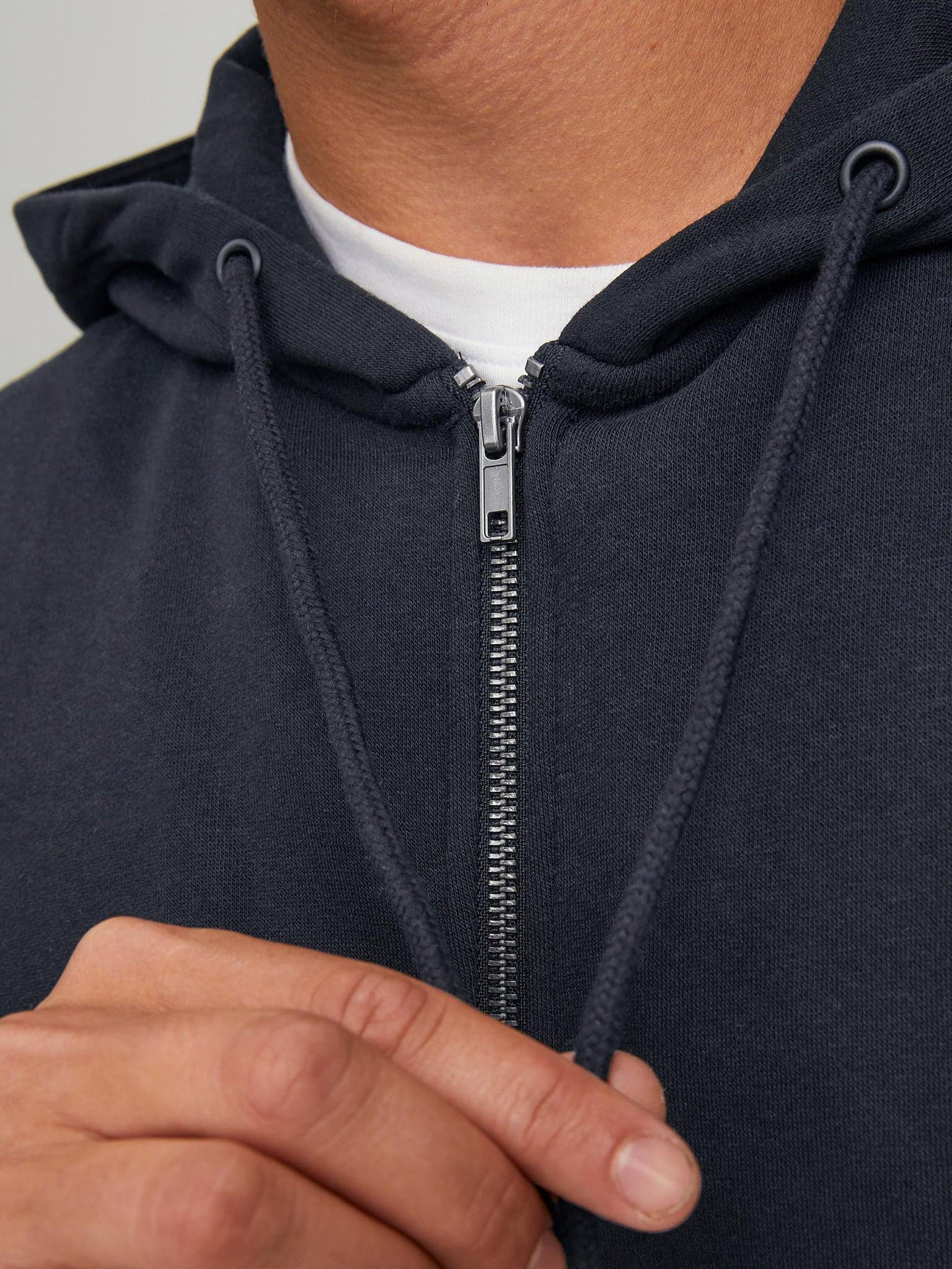 Ανδρική ζακέτα φούτερ JJEBRADLEY SWEAT ZIP HOOD NOOS 12249342 | 12249342