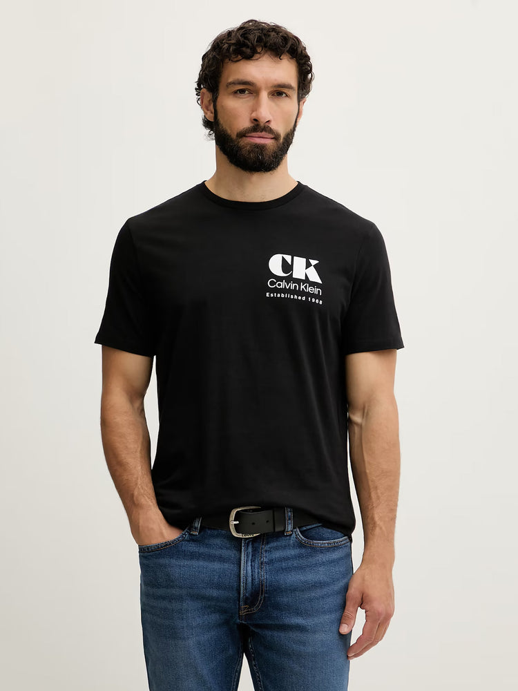 Ανδρικό t-shirt SS 30s EU CK RESORT GRAPHIC TEE LV04RG802GUB1 | LV04RG802GUB1