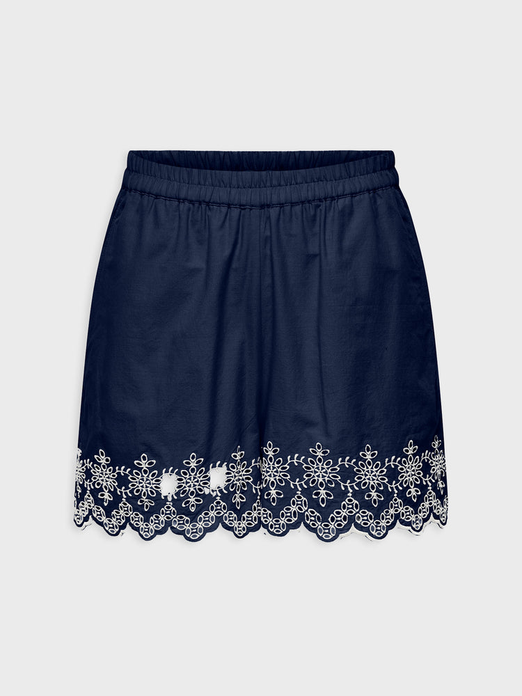 Γυναικείο σορτς ONLLOU LIFE EMB LOOSE SHORTS WVN 15313167 | 15313167