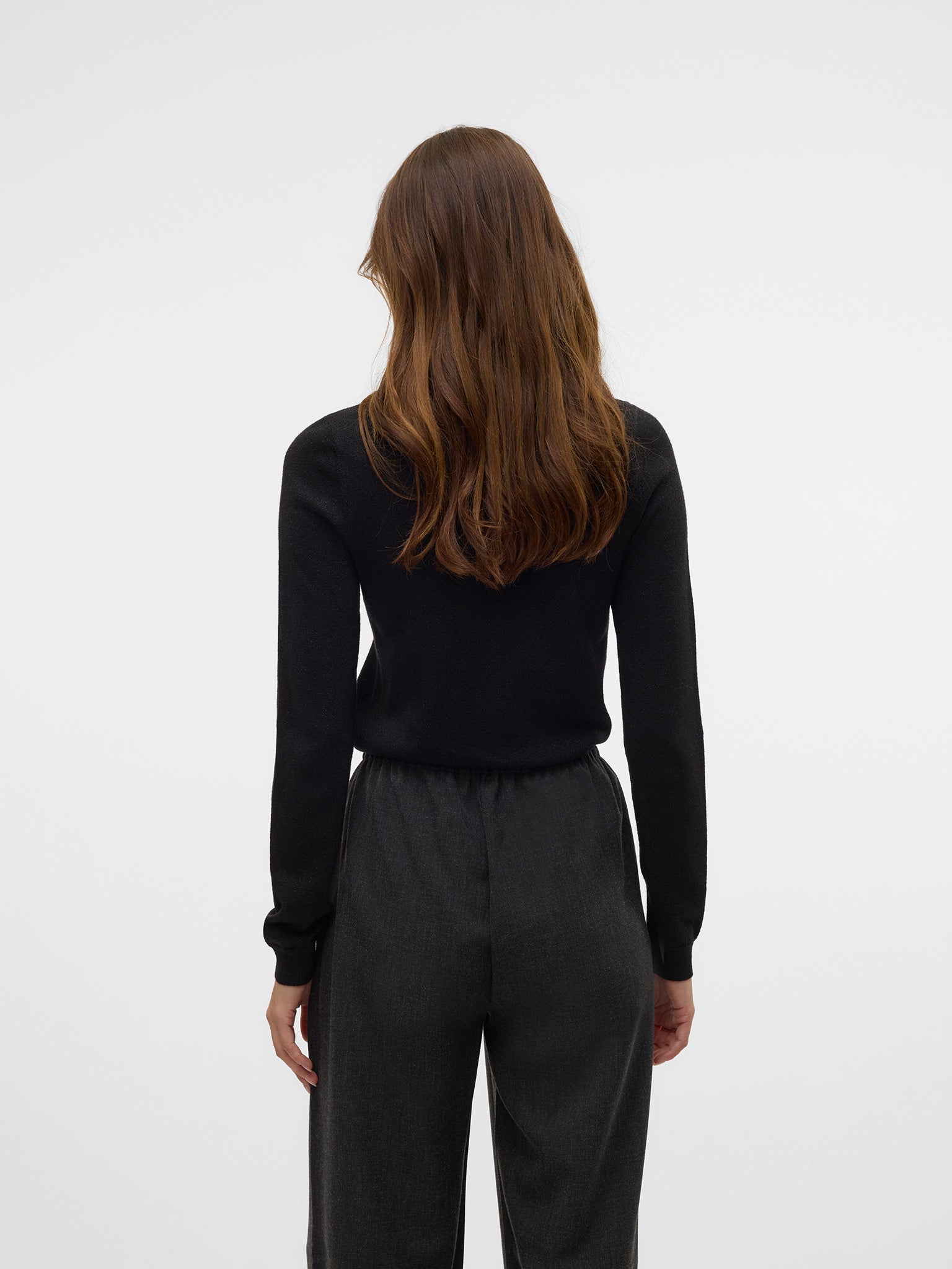 Γυναικεία μπλούζα lurex VMHAPPYGLITTER LS ROLLNECK PULLOVER 10317985 | 10317985