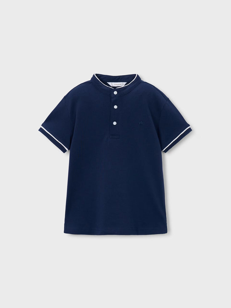 Παιδική μπλούζα polo γιακάς mao | 26-03102-030
