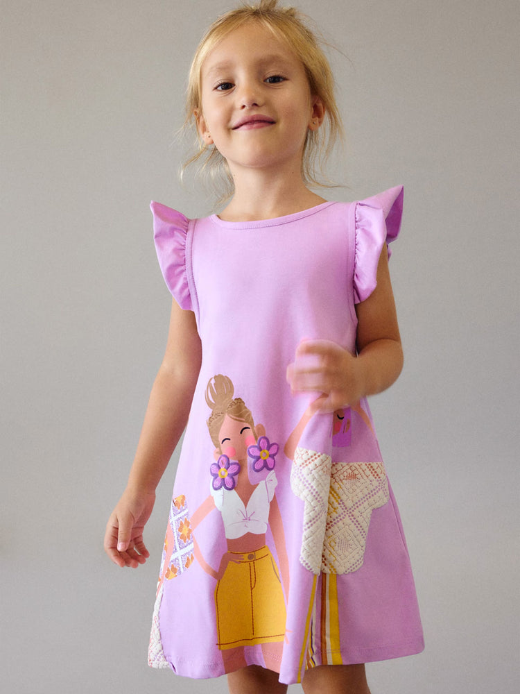 Παιδικό φόρεμα μακό | 26-03934-086