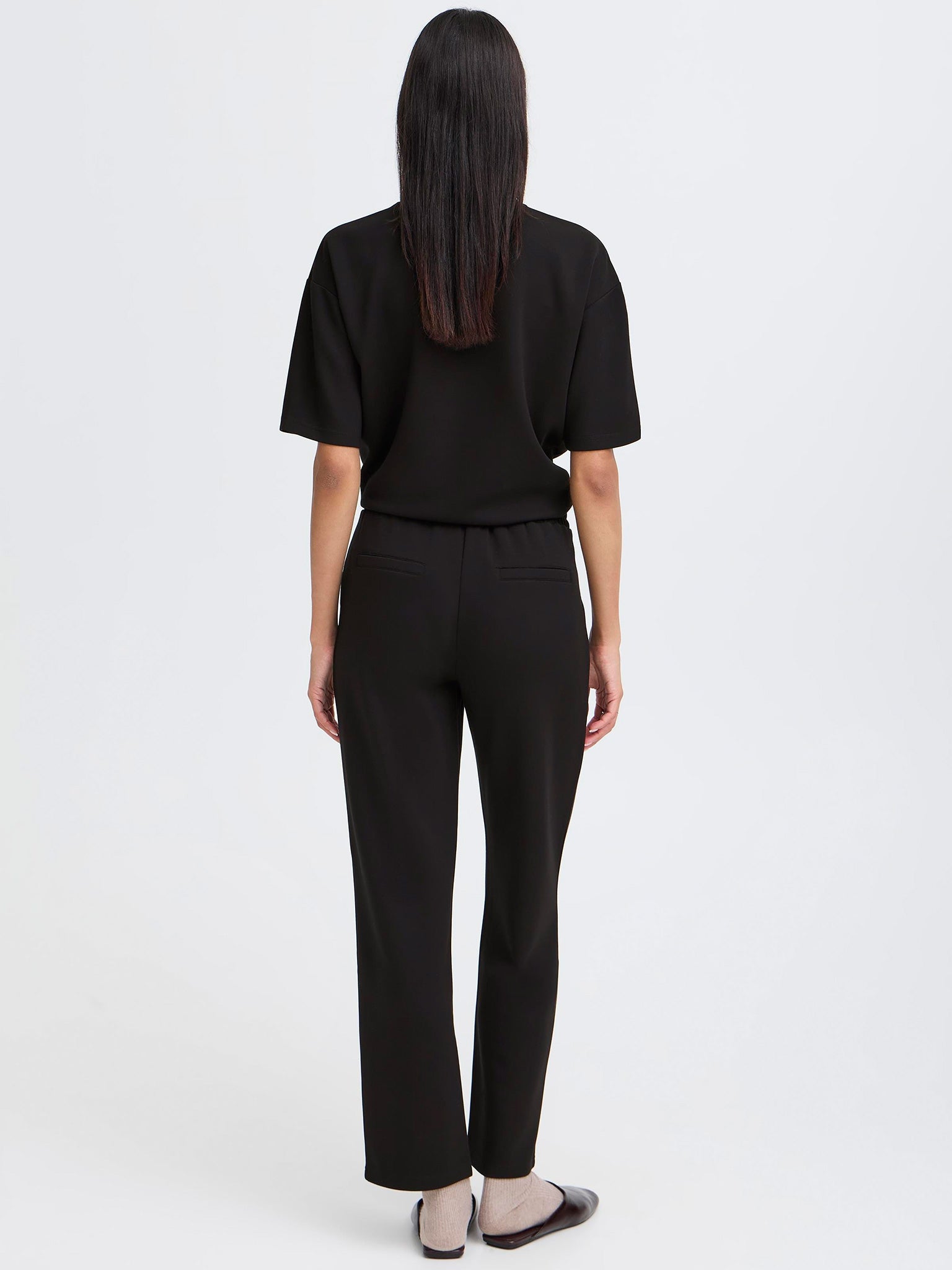 Γυναικείο παντελόνι αστραγάλου  BYPUSTI PLEAT PANTS 20818058 | 20818058