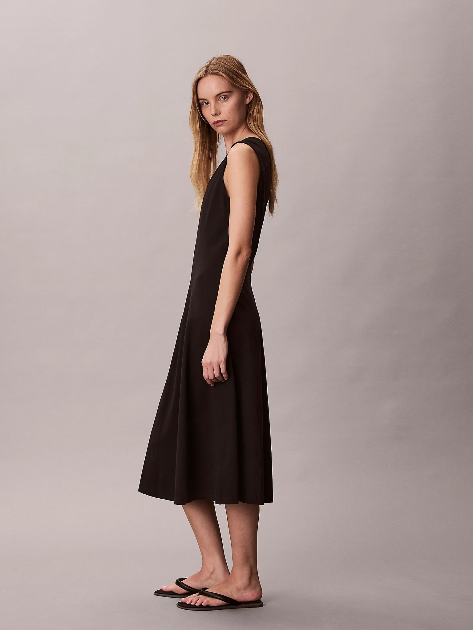 Γυναικείο φόρεμα SL SEAM DETAIL MIDI FLARE DRESS LV047F203GUB1 | LV047F203GUB1