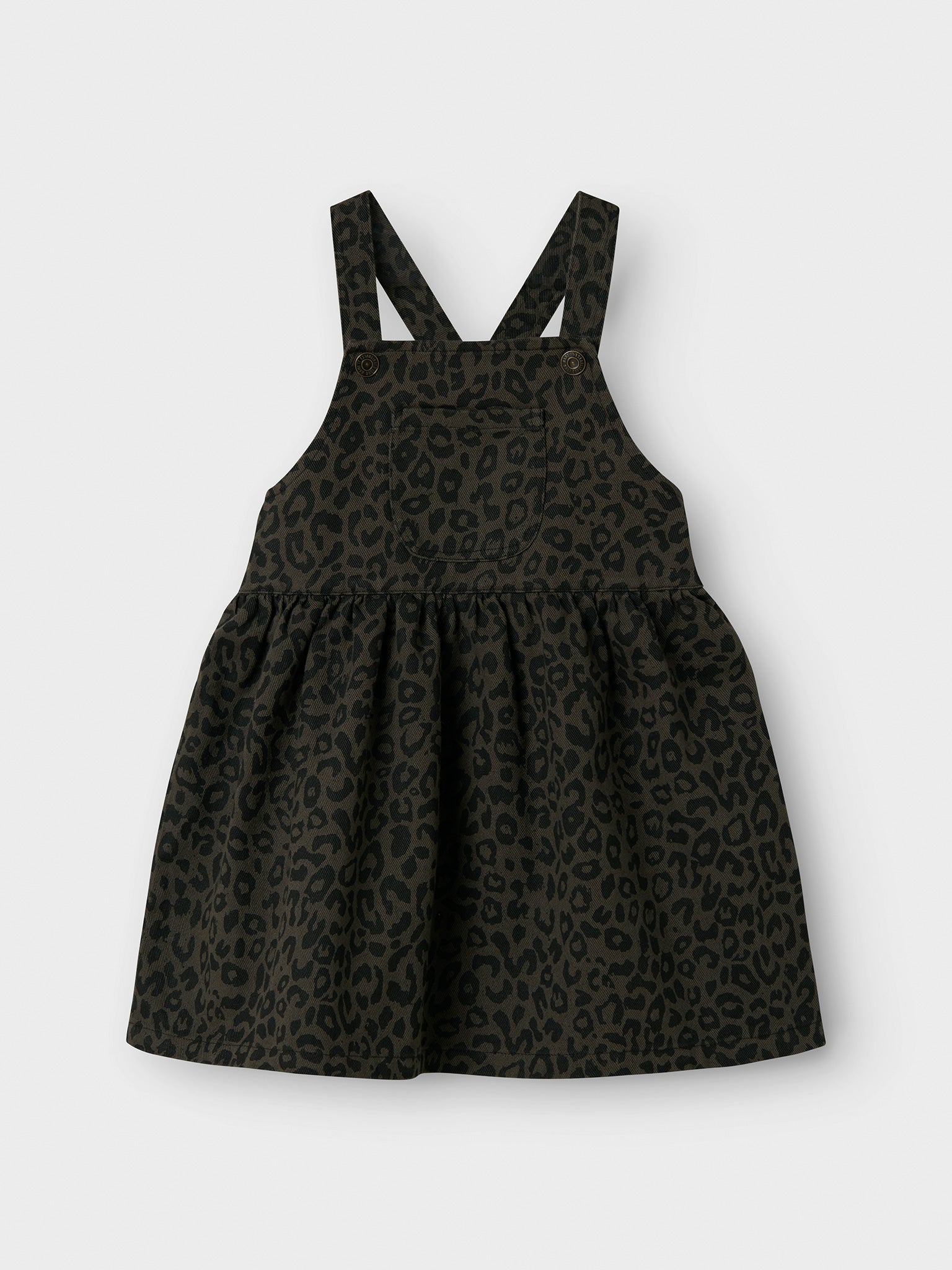 Παιδική σαλοπέτα φόρεμα animal NMFLELA LEO TWI DRESS 3270-HP 13244731 | 13244731