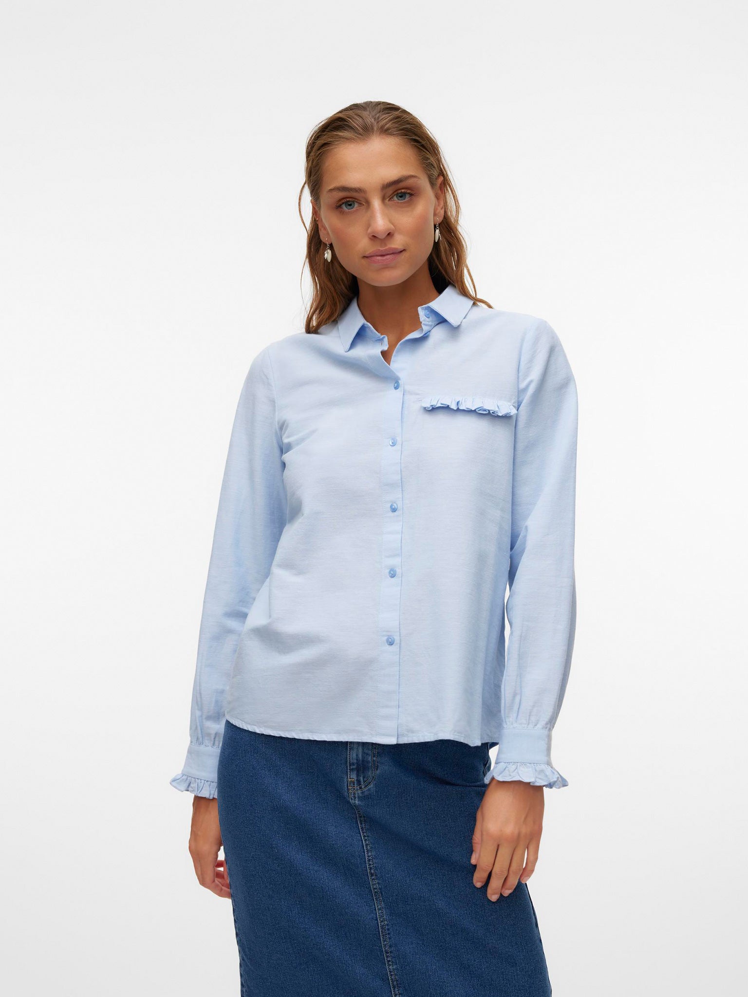 Γυναικείο πουκάμισο VMISABELLA L/S SHIRT WVN BTQ 10303856 | 10303856
