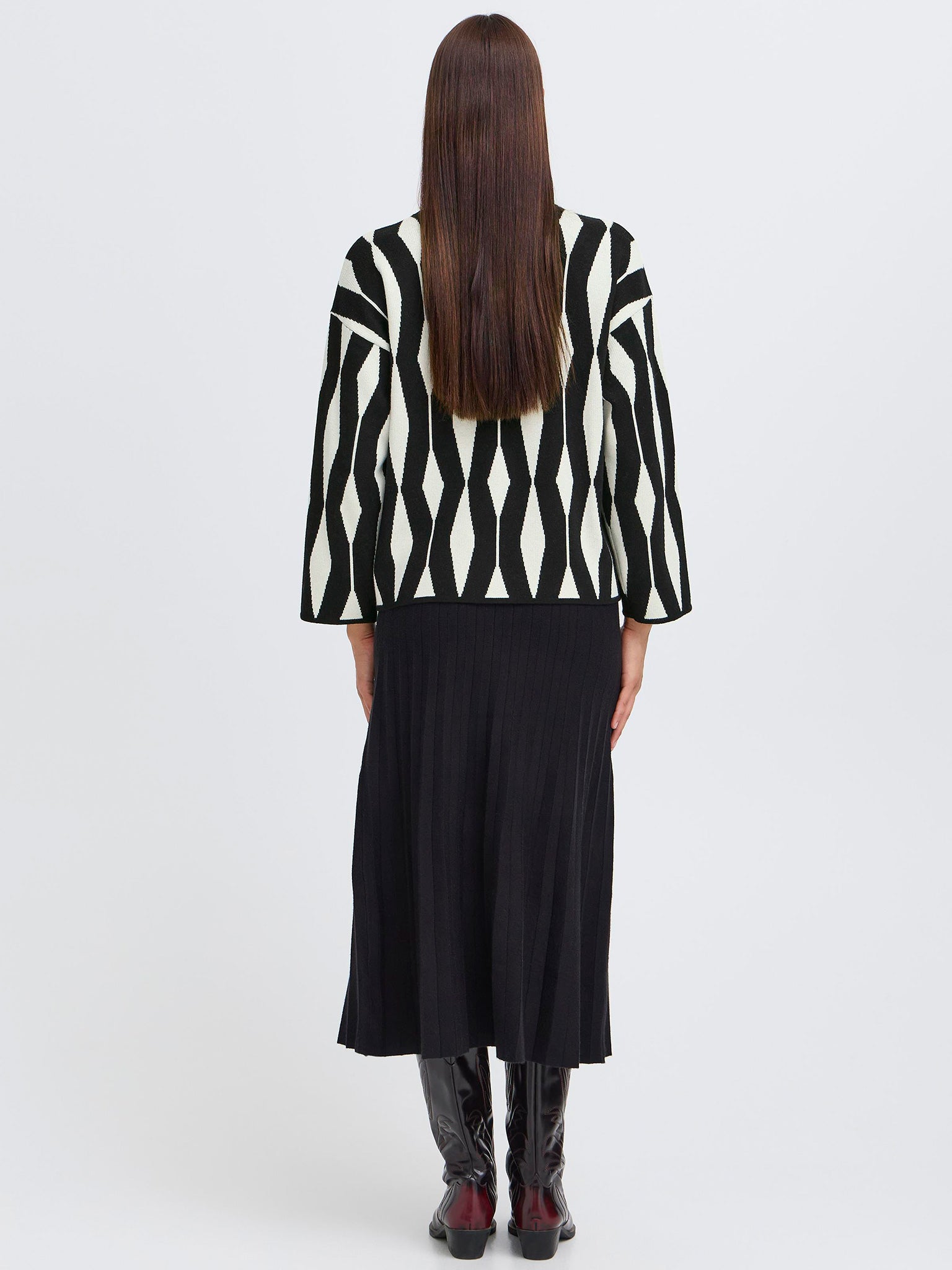 Γυναικεία μπλούζα πλεκτή  BYOTARI JACQUARD JUMPER 20818120 | 20818120