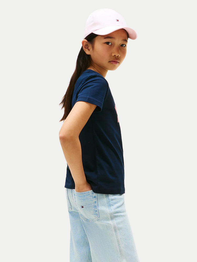 Παιδική μπλούζα μακό HILFIGER GRAPHIC T-SHIRT KG0KG08813C1G | KG0KG08813C1G