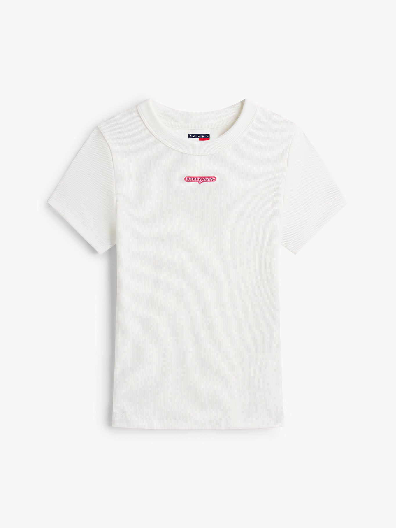 Γυναικείο t-shirt ριπ TJW SLIM SCRIPT LABEL SS TEE EXT DW0DW21402YBL | DW0DW21402YBL