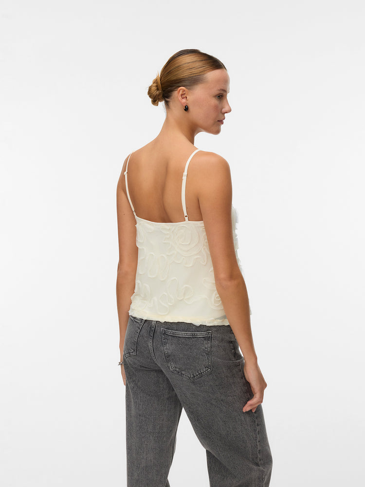 Γυναικείο top με τούλι AWBLAKELY U-NECK STRAP TOP 10344253 | 10344253