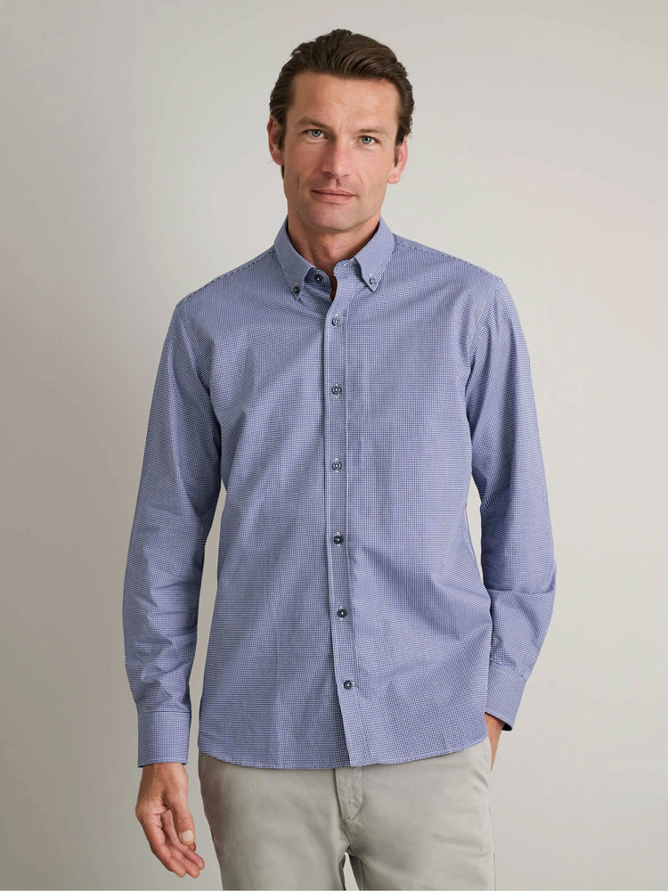 Ανδρικό πουκάμισο dk blue/white | 24NG.BX128/1B.4/C