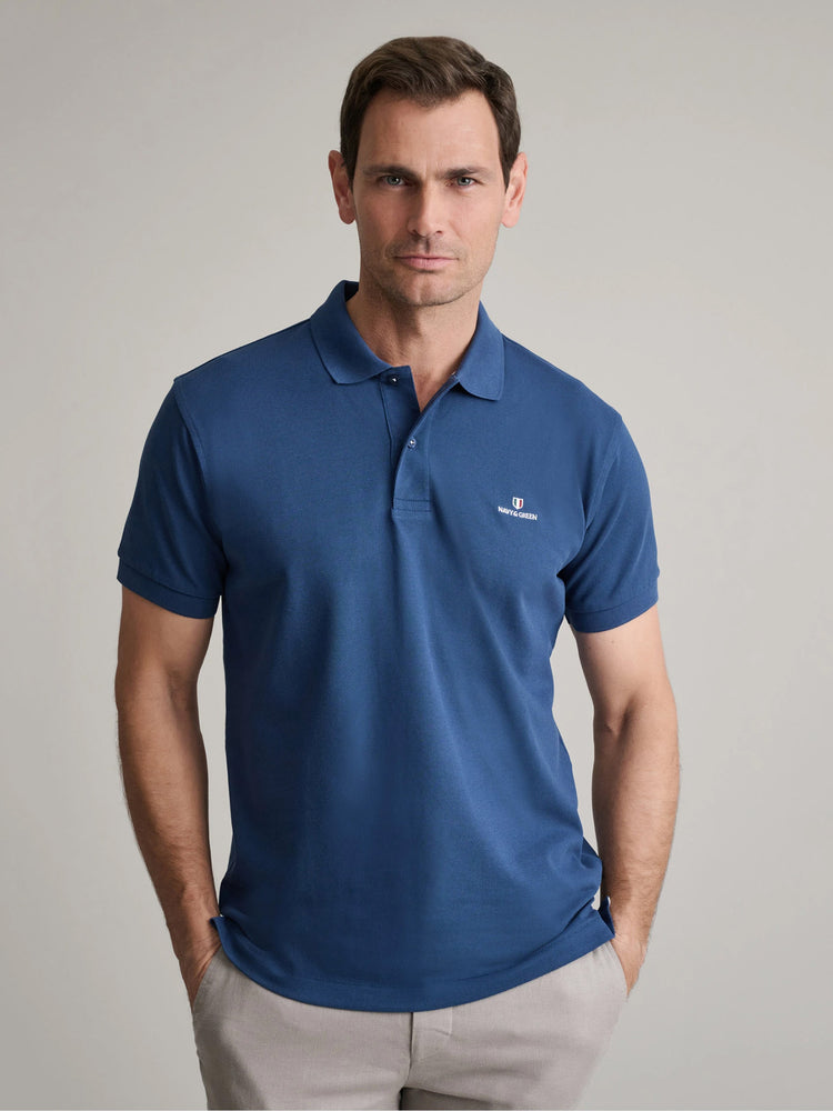 Ανδρικό polo atlantic blue 24GE.300.9 | 24GE.300.9