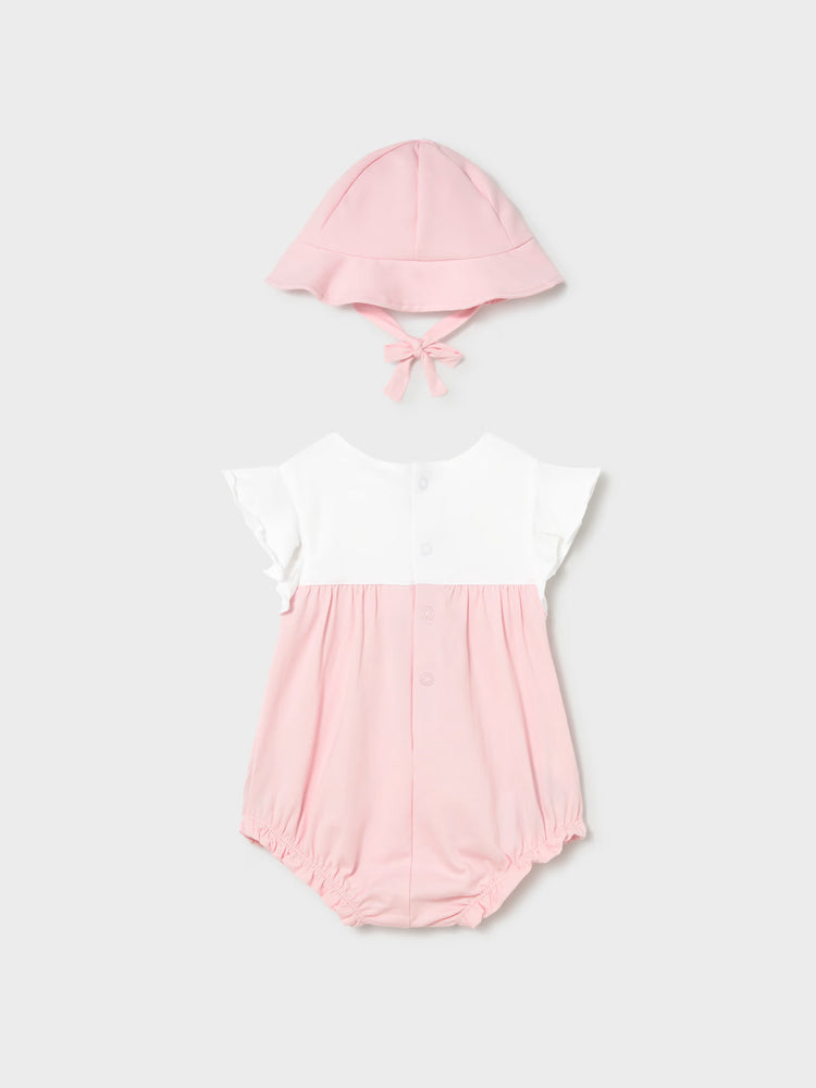 Βρεφικό φορμάκι με καπέλο | 26-01602-063