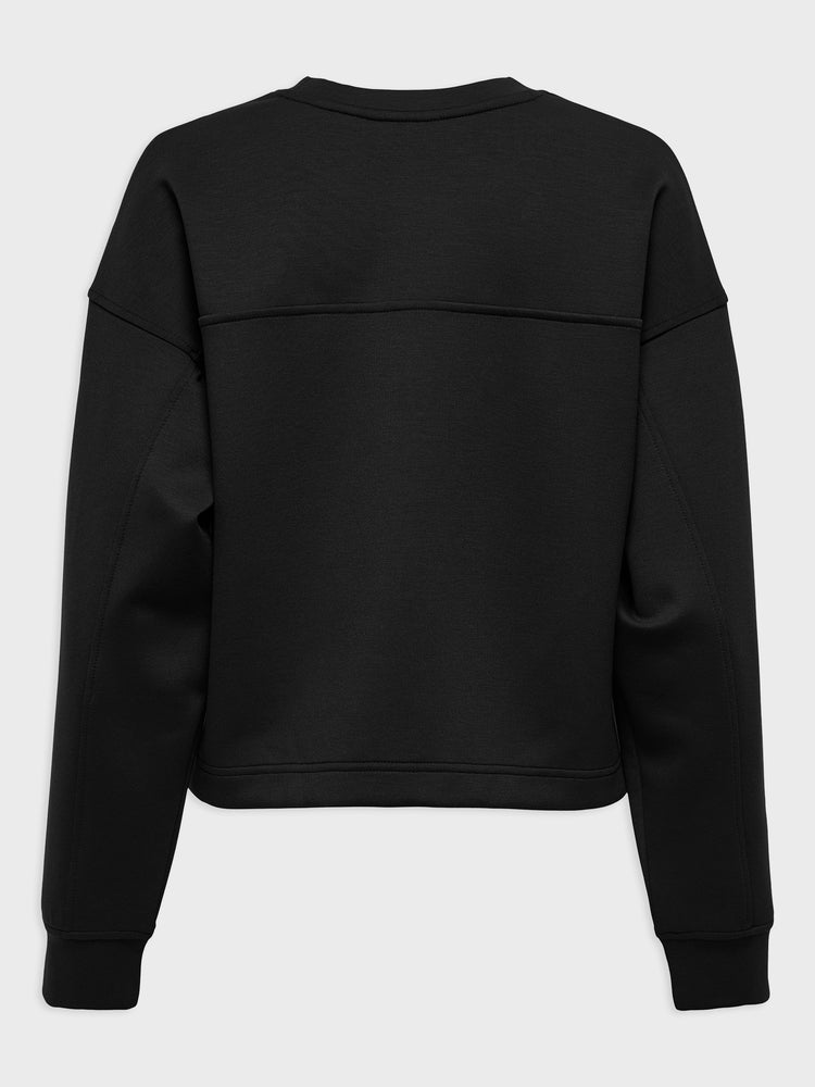 Γυναικεία μπλούζα φούτερ ONLALINA LIFE SLIT ROUNDNECK 15364555 | 15364555