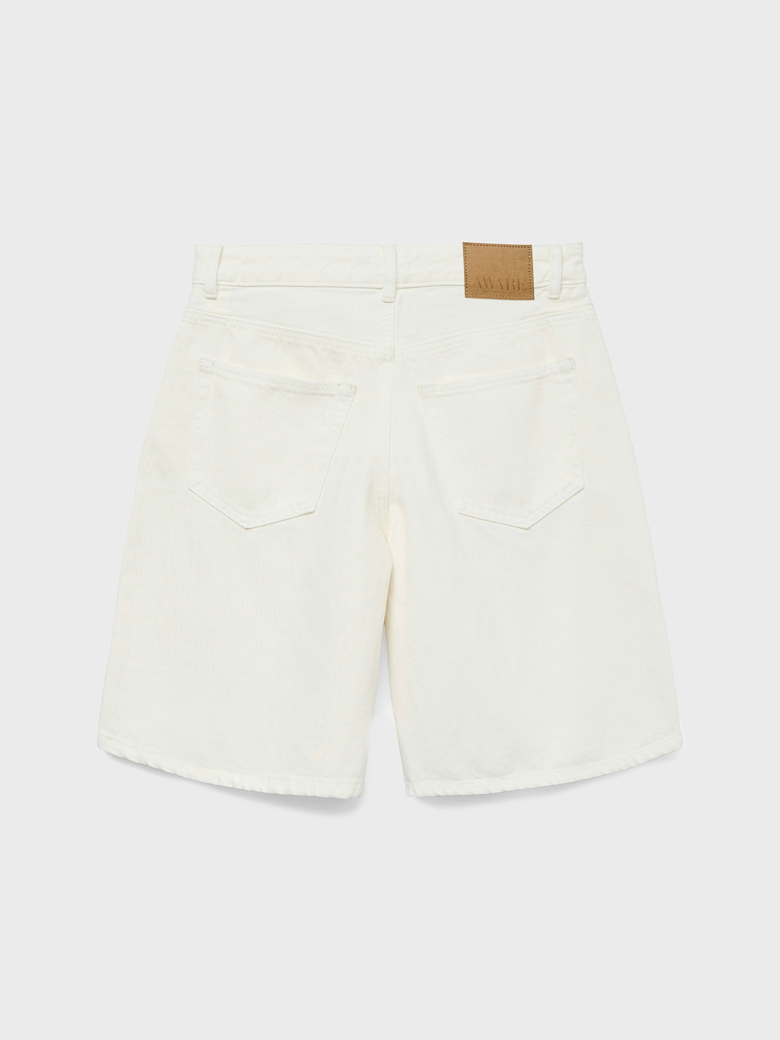 Γυναικείο σορτς τζιν VMSAGE HR BERMUDA ECRU SHORTS 10329124 | 10329124