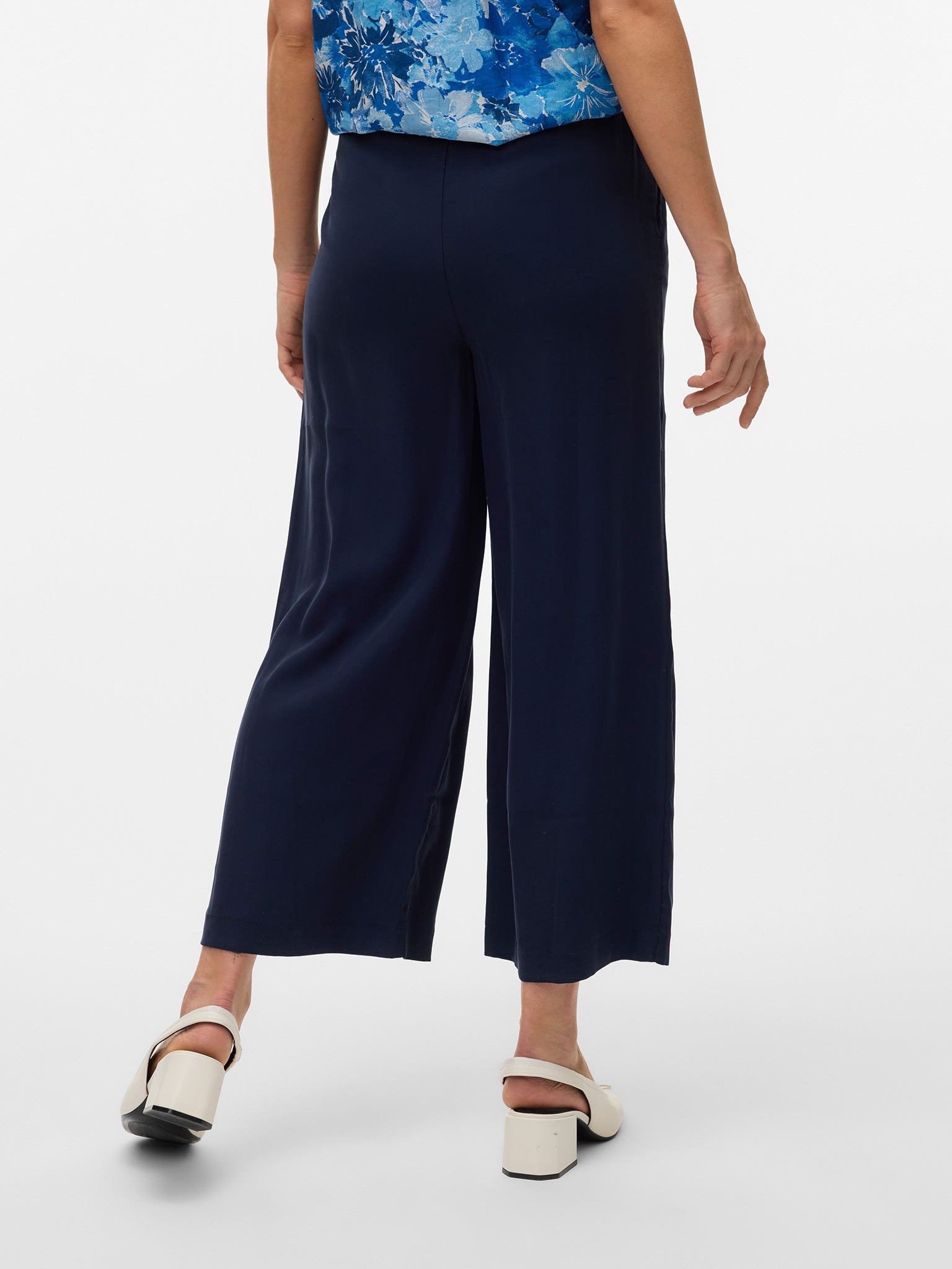 Γυναικεία ζιπ κιλότ VMTANYA HW 7/8 WIDE PANTS 10329981 | 10329981