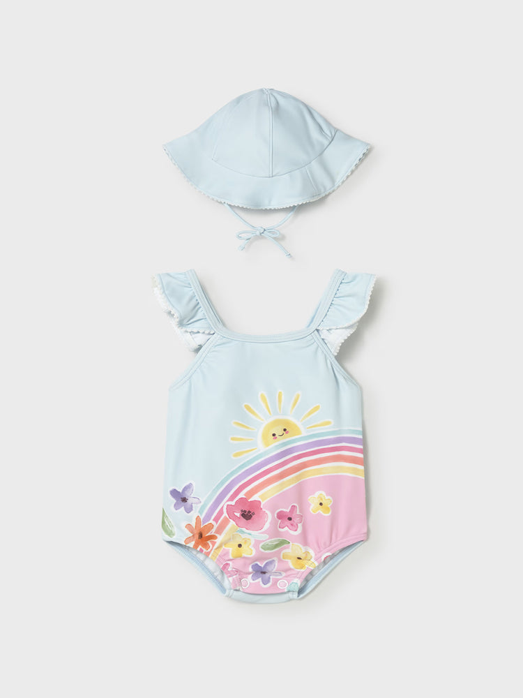 Βρεφικό μαγιό με καπέλο | 26-01737-082