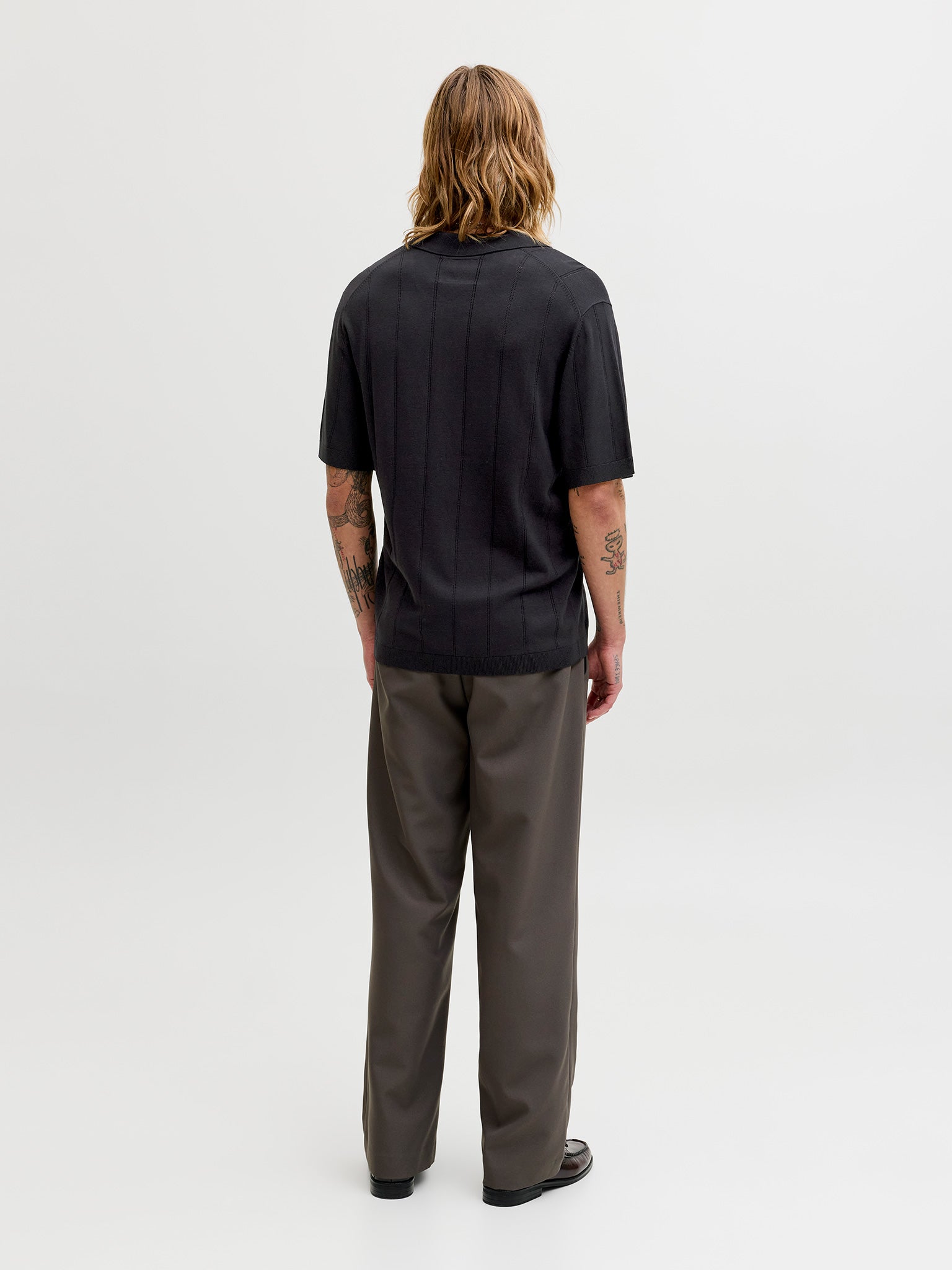 Ανδρικό polo πλεκτό JPRBLAWILLIAM STRUCTURE KNIT POLO 12291042 | 12291042