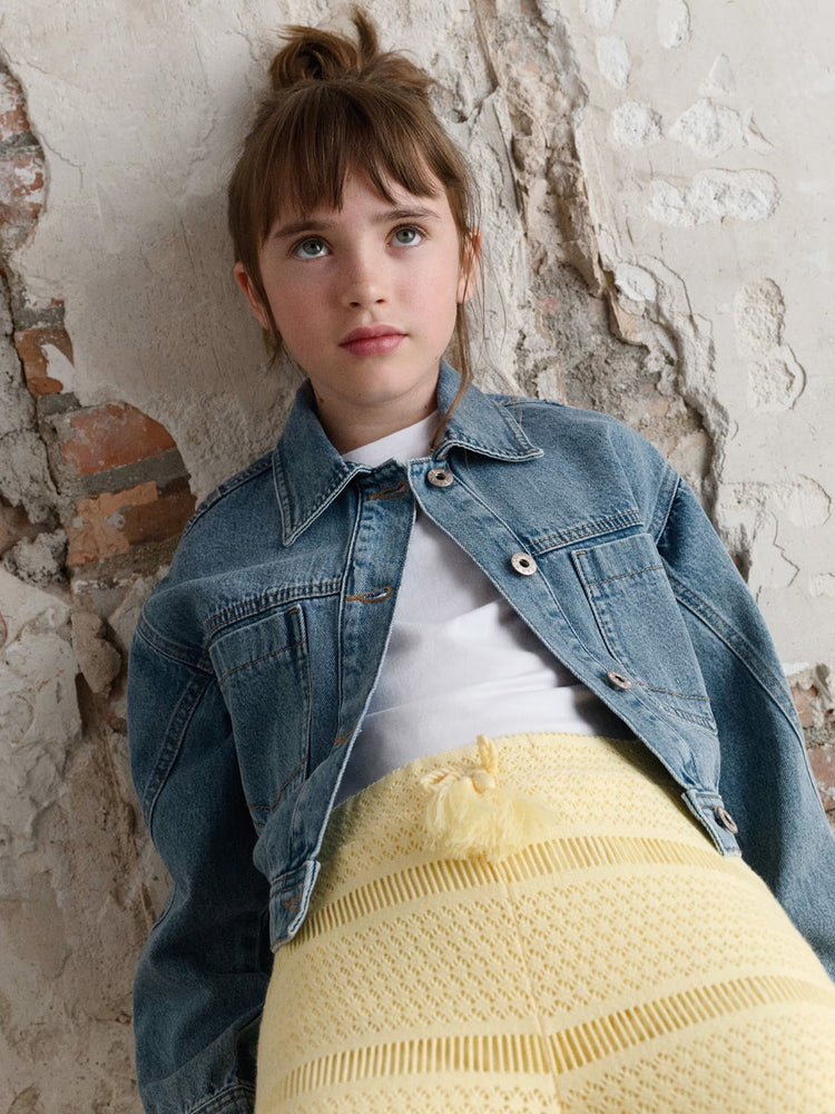 Εφηβικό τζάκετ τζιν | 26-06406-088