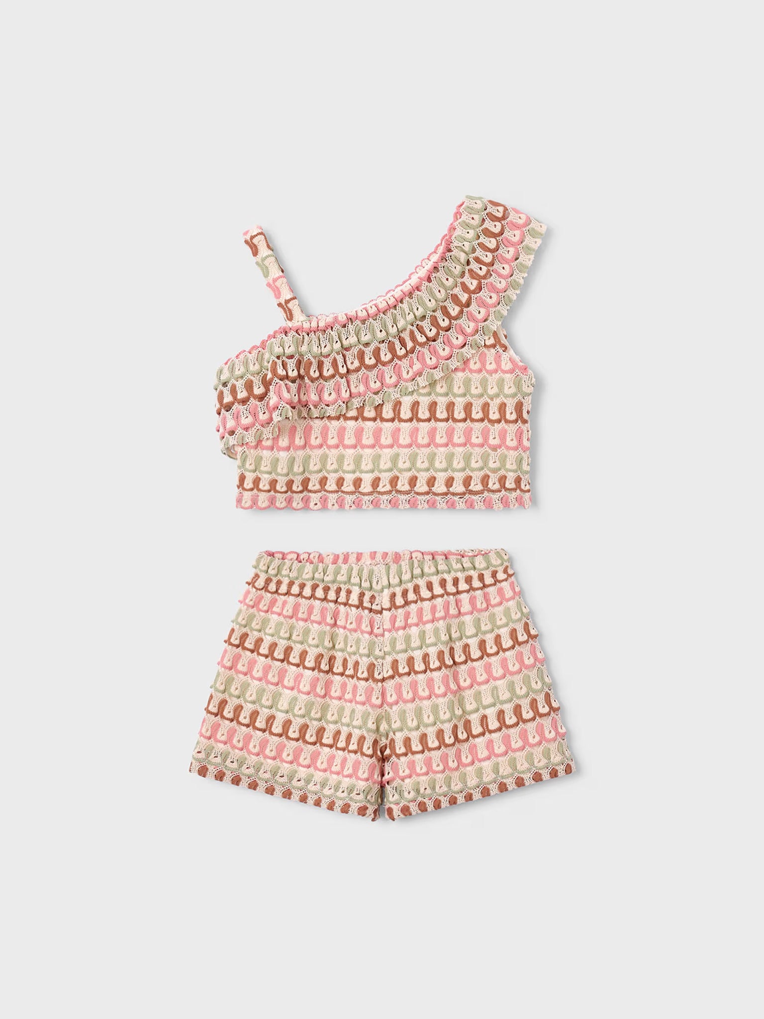 Παιδικό σετ πλεκτό με σορτς | 26-03225-059