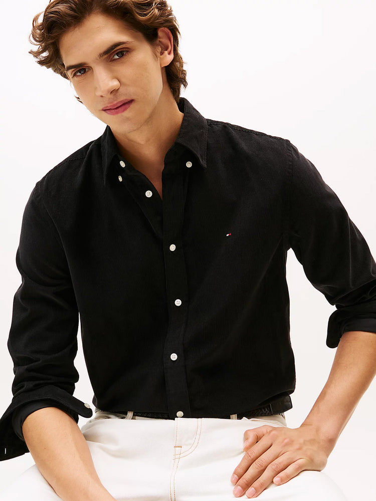 Ανδρικό πουκάμισο κοτλέ SOLID CORDUROY RF SHIRT MW0MW40486BDS | MW0MW40486BDS