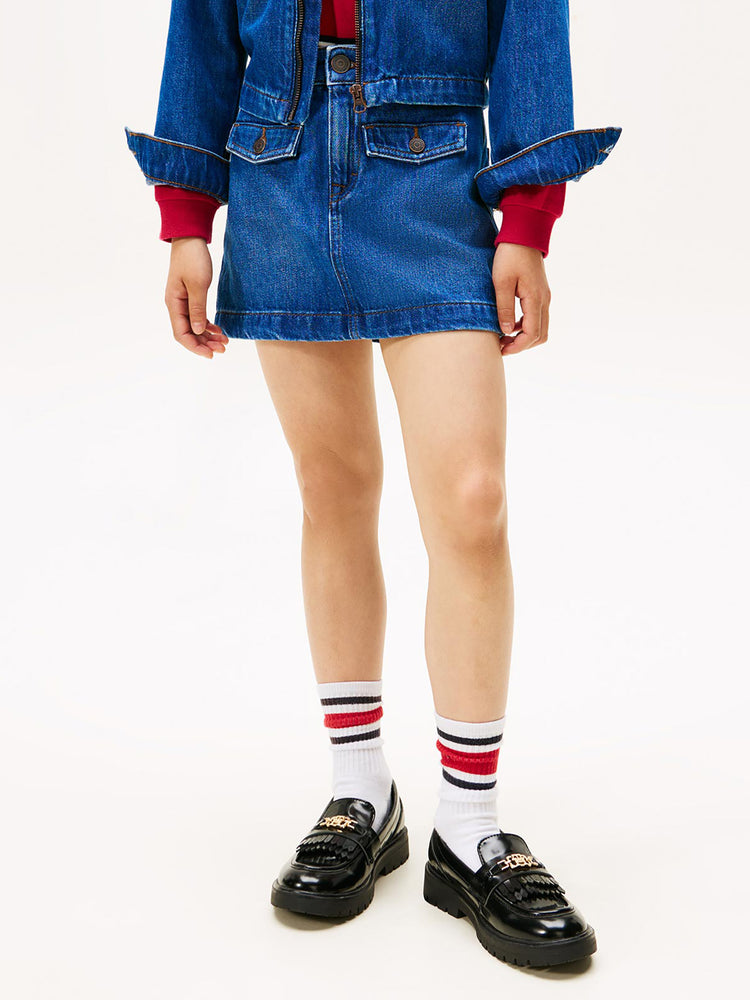 Εφηβική φούστα τζιν DENIM A LINE SKIRT KG0KG088241A5 | KG0KG088241A5