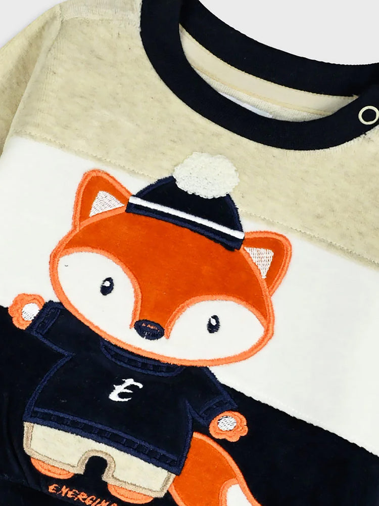 Βρεφικό σύνολο βελουτέ 11-125470-0 | 11-125470-0