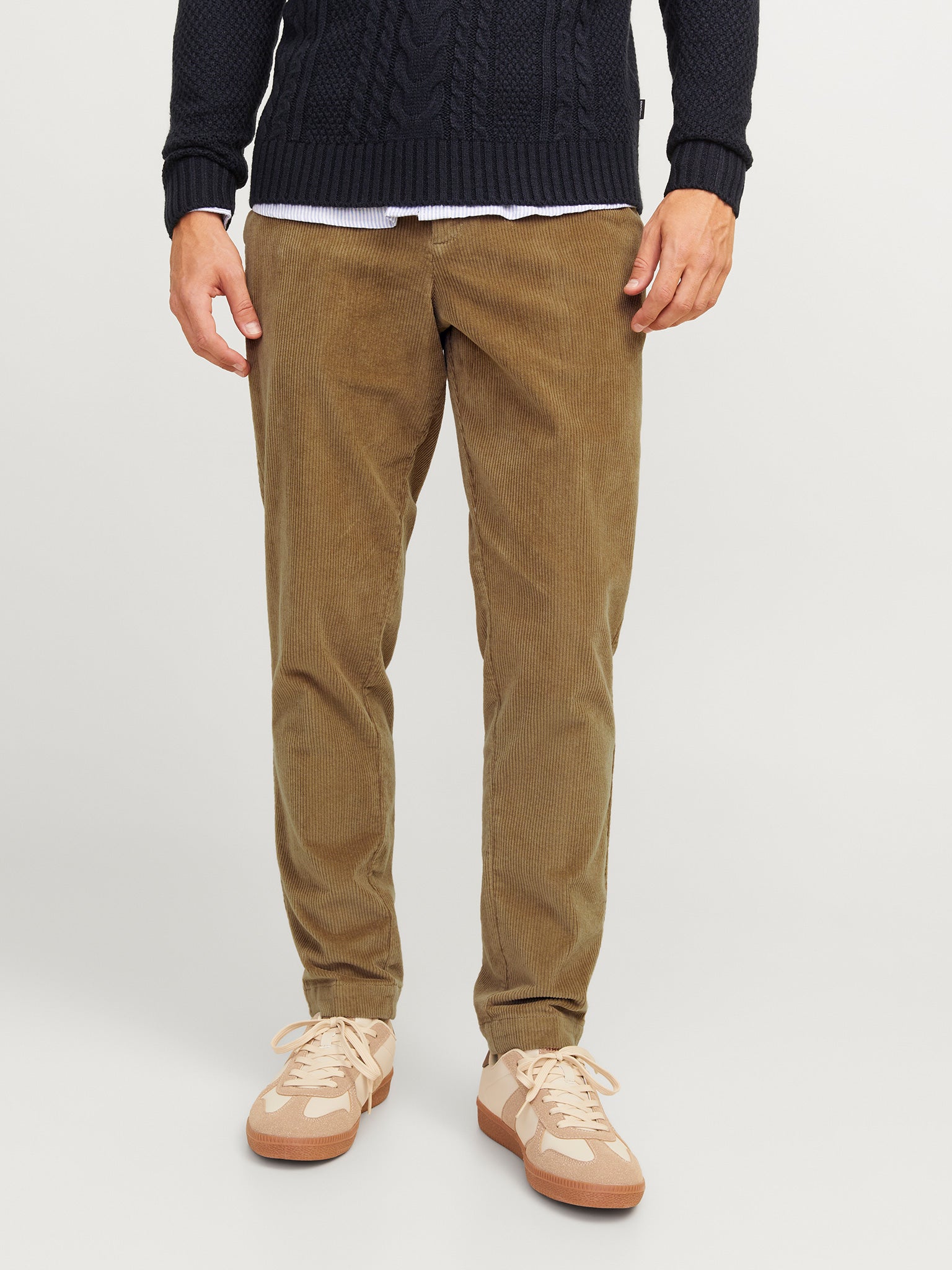 Ανδρικό παντελόνι κοτλέ JPSTACE CORDUROY CHINO 12260910 | 12260910