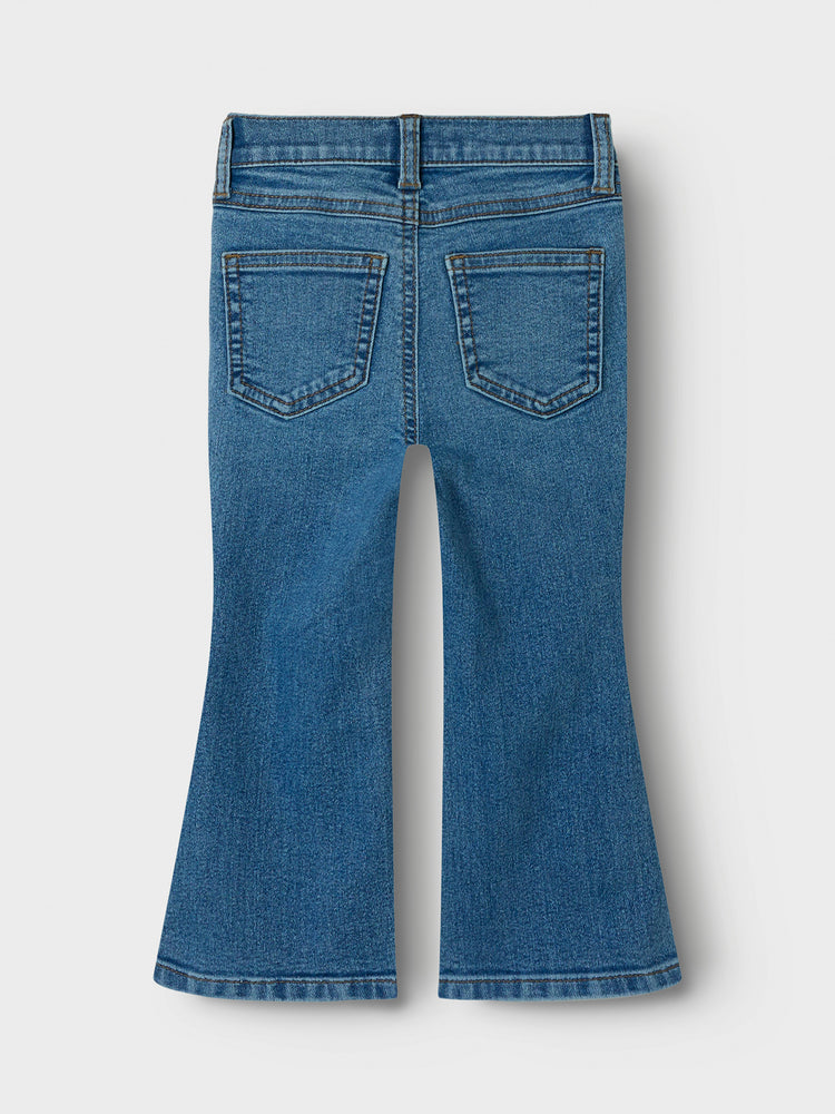 Παιδικό παντελόνι τζιν medium blue NMFPOLLY BOOTCUT JEANS 8808-DT 13244343 | 13244343